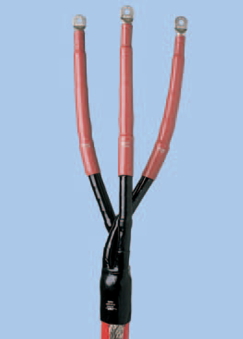 Vnitřní (staniční) koncovky pro třížílové kabely s plastovou izolací a polovodivou vrstvou pro 22 KV